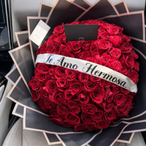 Bouquet Premium de 100 Rosas