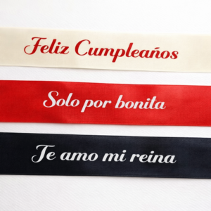 Listones  Personalizados para Bouquet de Flores