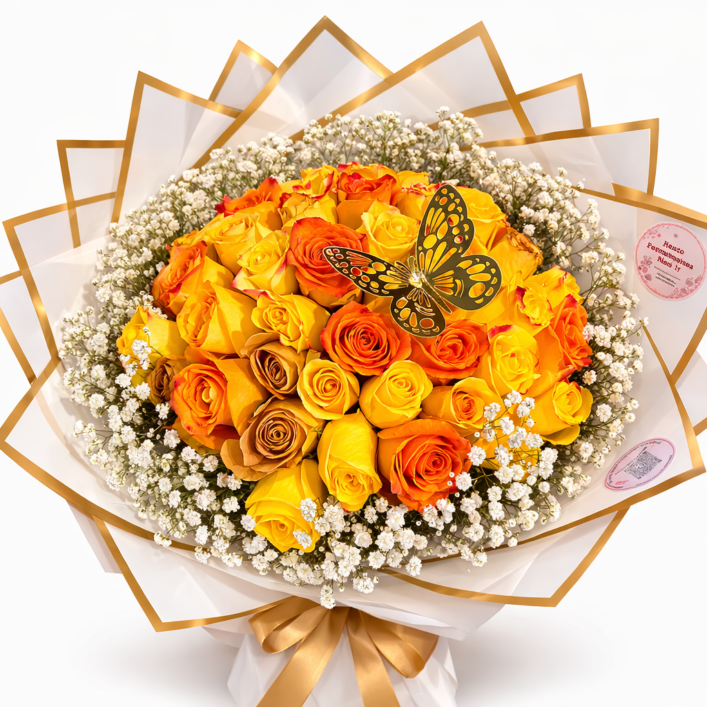 Bouquet 50 Flores amarillas