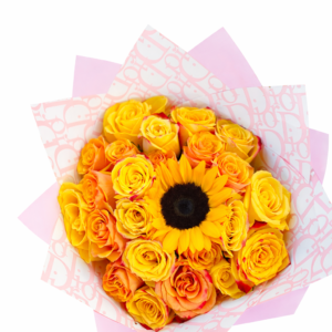 Bouquet Sol - flores amarillas